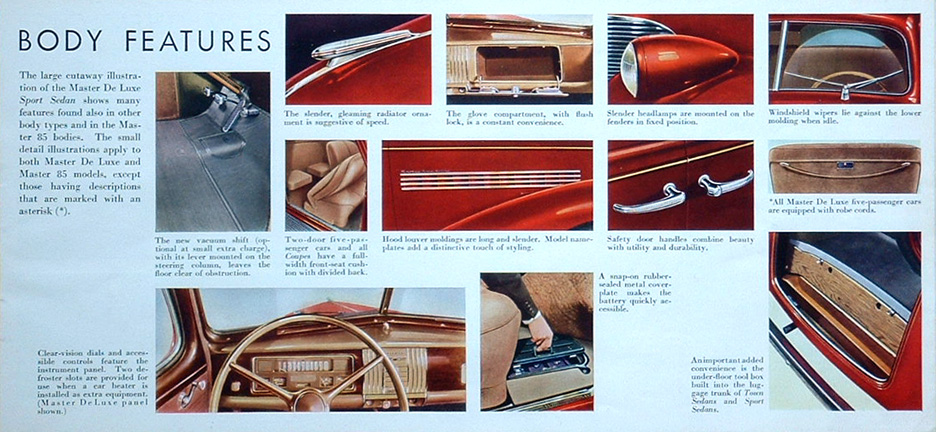 1939 Chevrolet Brochure Page 9